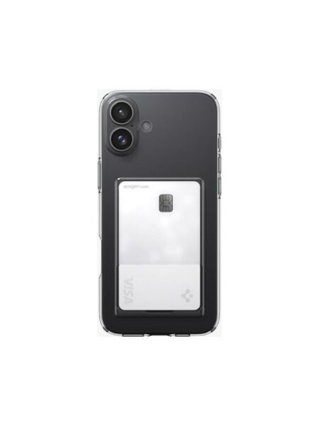 Spigen iPhone 16 Plus ile Uyumlu Kılıf Crystal Slot Crystal Clear