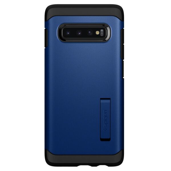 Spigen Galaxy S10 ile Uyumlu Kılıf Tough Armor Prism Blue