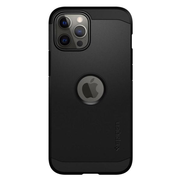 Spigen iPhone 12 Pro Max ile Uyumlu Kılıf Tough Armor Mag (MagSafe Uyumlu) Black