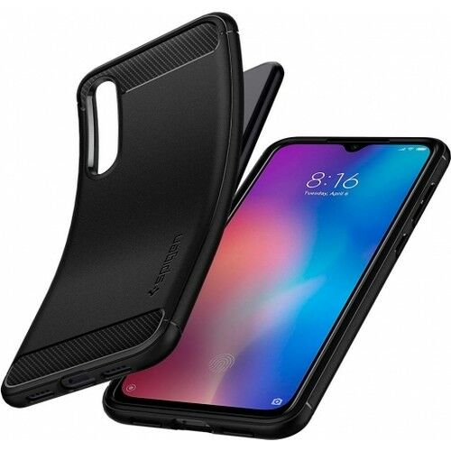 Spigen Mi 9 SE ile Uyumlu Kılıf Rugged Armor