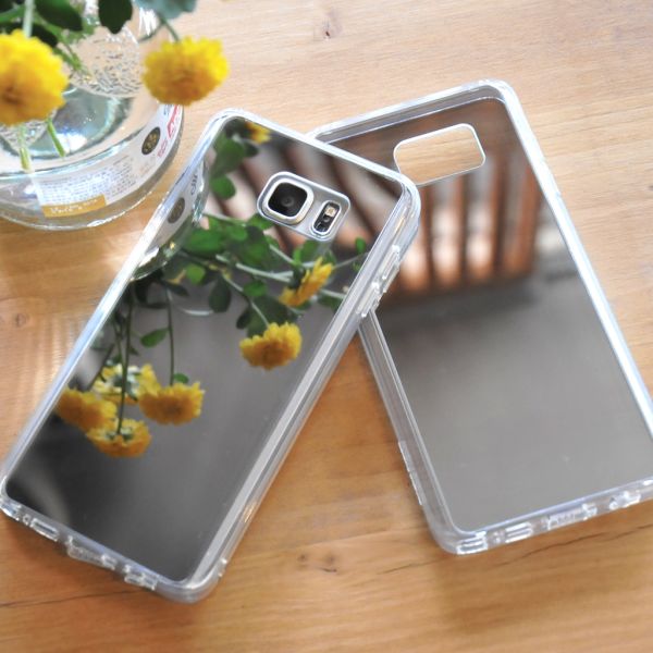 Ringke Mirror Fusion Galaxy Note 7 FE ile Uyumlu Aynalı Kılıf Silver