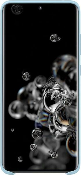 Galaxy S20 Ultra ile Uyumlu Silikon Kılıf Mavi EF-PG988TLEGWW