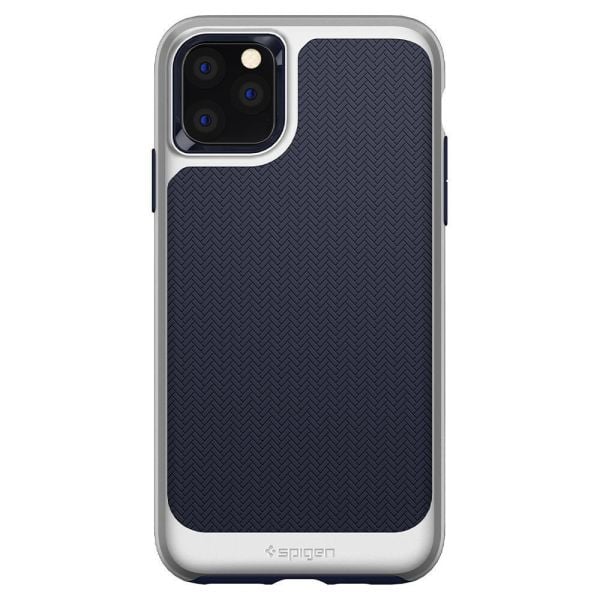 Spigen iPhone 11 Pro Max ile Uyumlu Kılıf Neo Hybrid Satin Silver