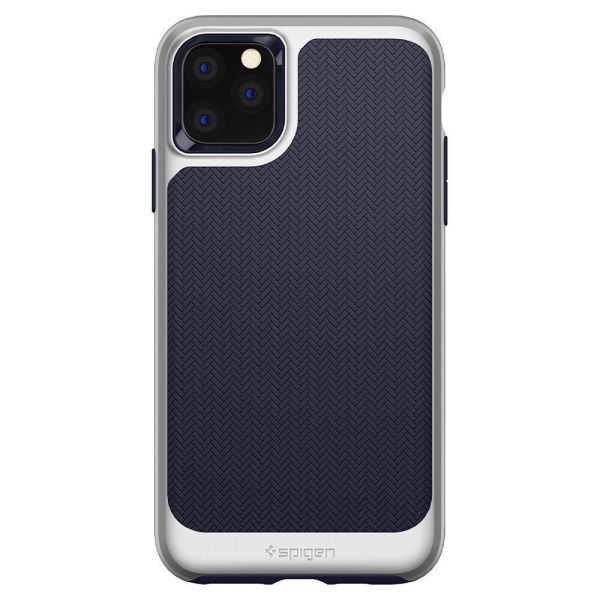 Spigen iPhone 11 Pro Max ile Uyumlu Kılıf Neo Hybrid Satin Silver