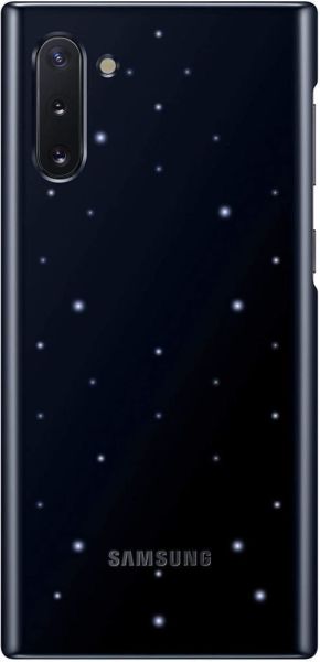 Galaxy Note 10 ile Uyumlu LED Kılıf Siyah EF-KN970CBEGTR
