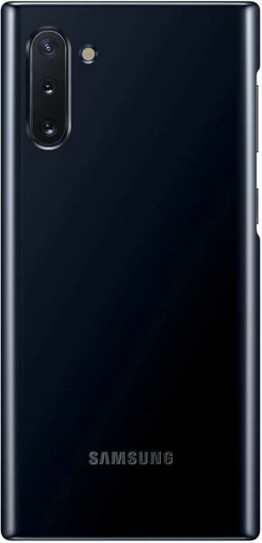 Galaxy Note 10 ile Uyumlu LED Kılıf Siyah EF-KN970CBEGTR
