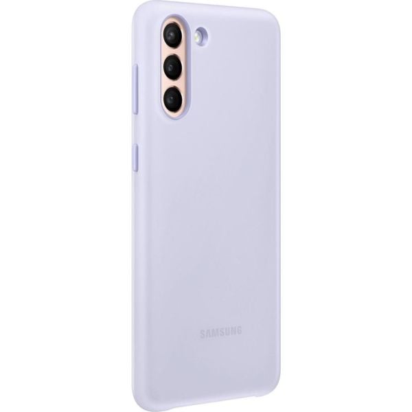 Galaxy S21 Plus 5G ile Uyumlu Smart LED Cover Mor EF-KG996CVEGTR