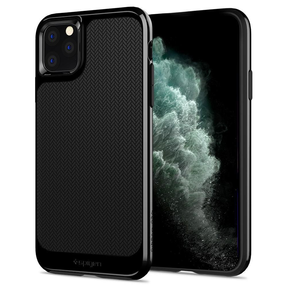 Spigen iPhone 11 Pro Max ile Uyumlu Kılıf Neo Hybrid Jet Black