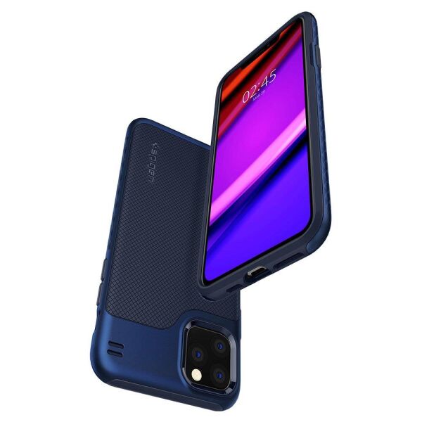 Spigen iPhone 11 Pro Max ile Uyumlu Kılıf Hybrid NX Denim Blue