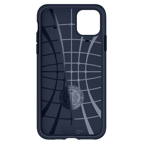 Spigen iPhone 11 Pro Max ile Uyumlu Kılıf Hybrid NX Denim Blue