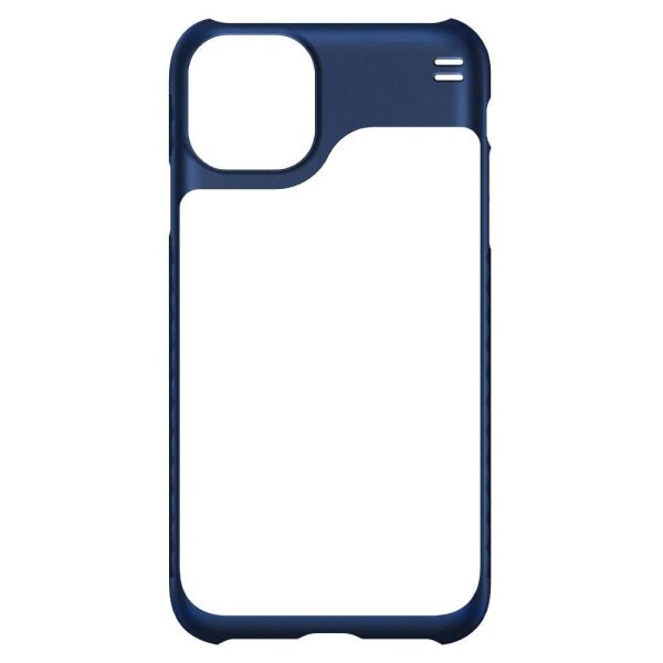 Spigen iPhone 11 Pro Max ile Uyumlu Kılıf Hybrid NX Denim Blue