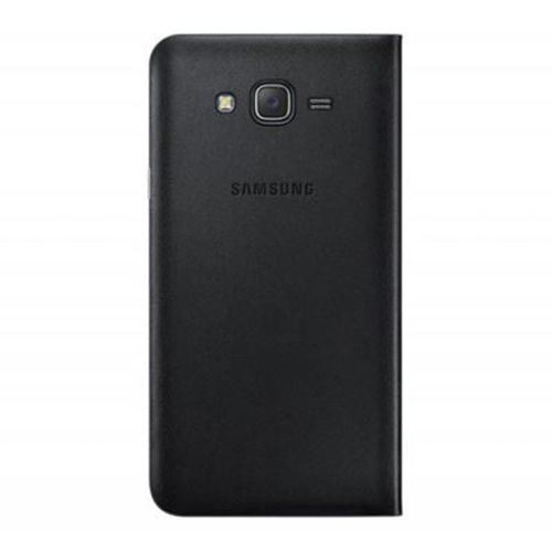 Galaxy J7 ile Uyumlu Flip Wallet Kılıf Siyah EF-WJ700BBEGWW (Out)