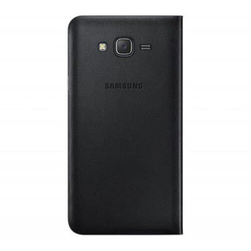 Galaxy J7 ile Uyumlu Flip Wallet Kılıf Siyah EF-WJ700BBEGWW (Out)