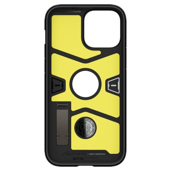 Spigen iPhone 13 Pro ile Uyumlu Kılıf Tough Armor Gunmetal