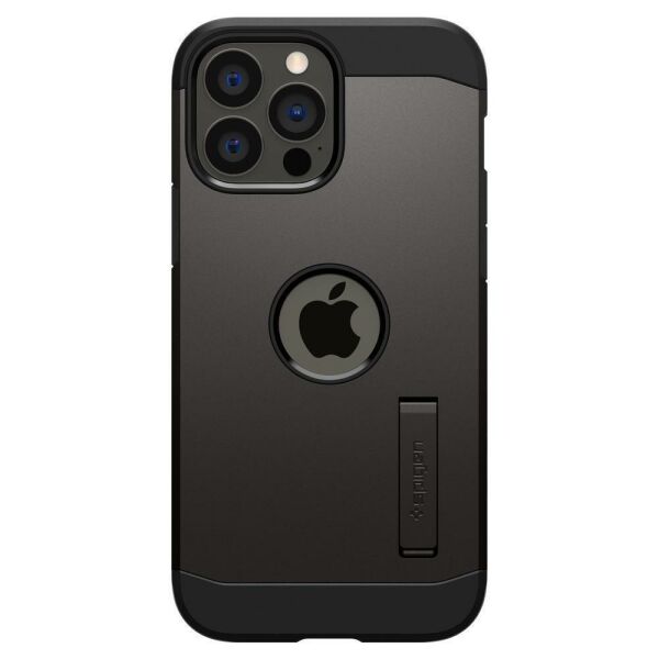 Spigen iPhone 13 Pro ile Uyumlu Kılıf Tough Armor Gunmetal