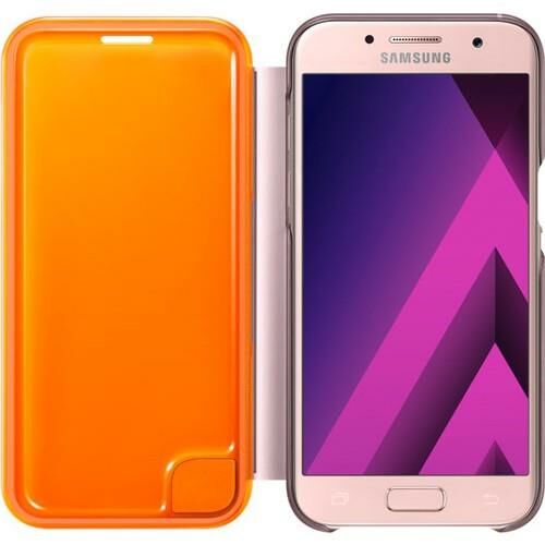 Galaxy A5(2017) ile Uyumlu Neon Flip Cover Pembe EF-FA520PPEGWW