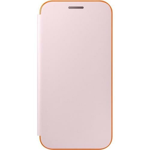 Galaxy A5(2017) ile Uyumlu Neon Flip Cover Pembe EF-FA520PPEGWW