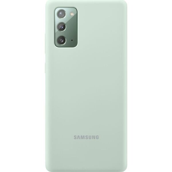 Galaxy Note 20 ile Uyumlu Silikon Kılıf Yeşil EF-PN980TMEGWW