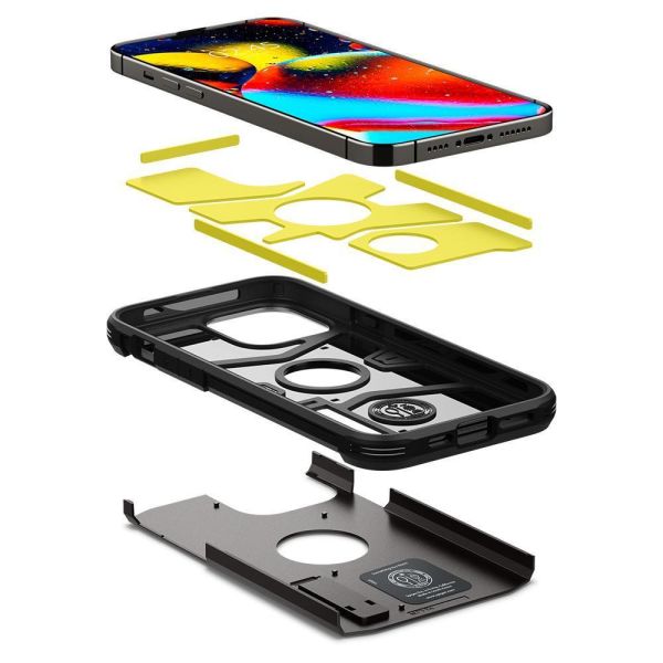 Spigen iPhone 13 Pro ile Uyumlu Kılıf Tough Armor Black