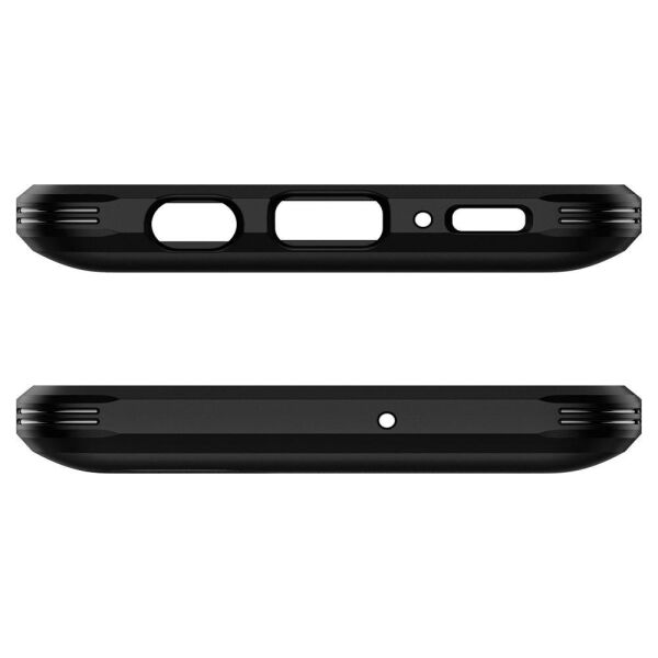 Spigen Galaxy A71 ile Uyumlu Kılıf Tough Armor Metal Slate