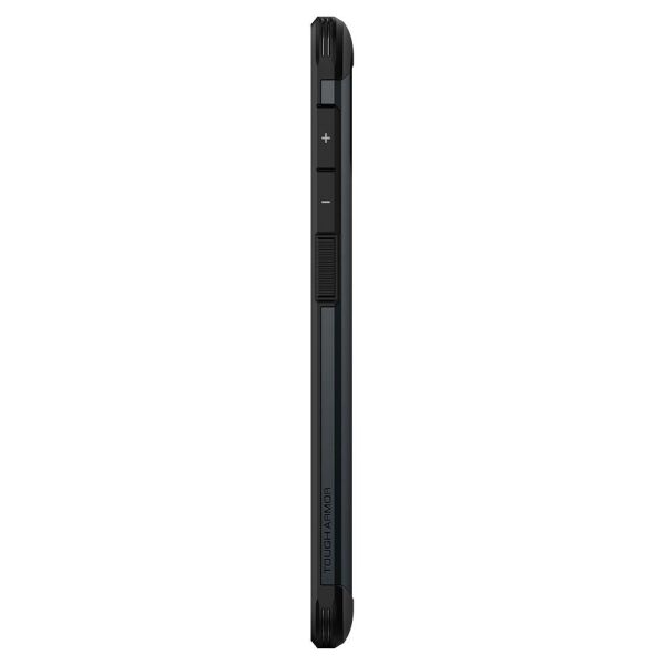 Spigen Galaxy A71 ile Uyumlu Kılıf Tough Armor Metal Slate