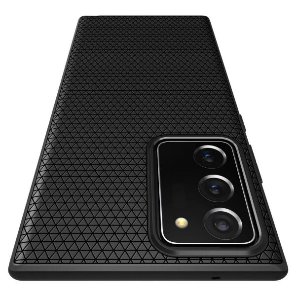 Spigen Galaxy Note 20 Ultra ile Uyumlu Kılıf Liquid Air Black