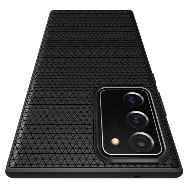 Spigen Galaxy Note 20 Ultra ile Uyumlu Kılıf Liquid Air Black