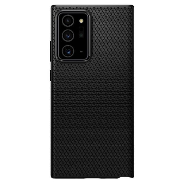 Spigen Galaxy Note 20 Ultra ile Uyumlu Kılıf Liquid Air Black