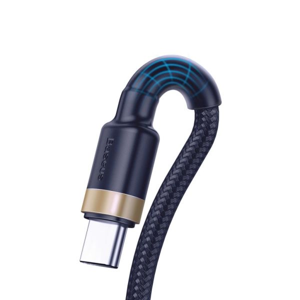 Baseus Cafule 5A 40W Type-C 1M Şarj Kablosu CATKLF-PV3 Mavi