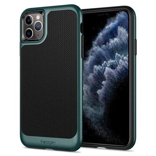 Spigen iPhone 11 Pro ile Uyumlu Kılıf Neo Hybrid Midnight Green