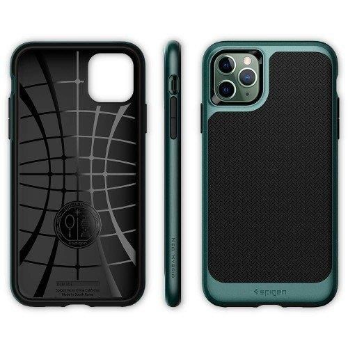 Spigen iPhone 11 Pro ile Uyumlu Kılıf Neo Hybrid Midnight Green