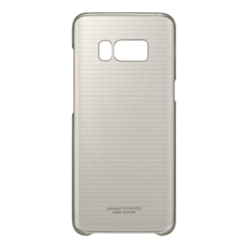 Galaxy S8 ile Uyumlu Şeffaf Kılıf Altın EF-QG950CFEGWW
