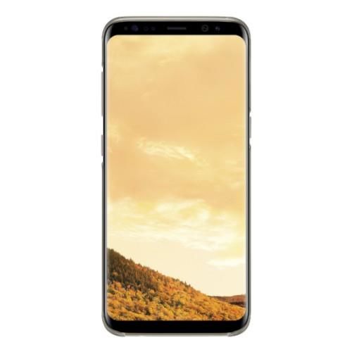 Galaxy S8 ile Uyumlu Şeffaf Kılıf Altın EF-QG950CFEGWW