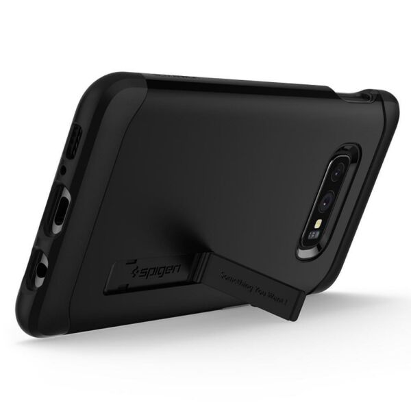 Spigen Galaxy S10e ile Uyumlu Kılıf Slim Armor Black