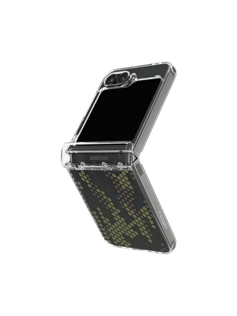 Spigen Galaxy Z Flip 6 ile Uyumlu Kılıf Ultra Hybrid Pro Digital Camo