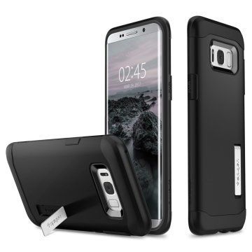 Spigen Galaxy S8 ile Uyumlu Kılıf Slim Armor Black