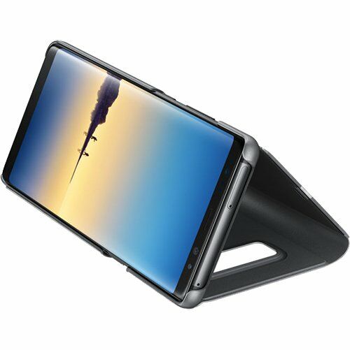 Galaxy Note 8 ile Uyumlu Clear View Cover SiyahEF-ZN950CBEGWW