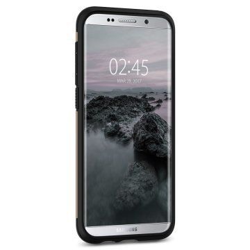 Spigen Galaxy S8 ile Uyumlu Kılıf Slim Armor Gold Maple