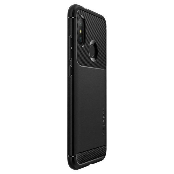 Spigen Mi A2 Lite / Redmi 6 Pro ile Uyumlu Kılıf Rugged Armor Matte Black
