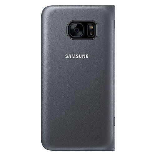 Galaxy S7 ile Uyumlu LED View Fonksiyonel Kılıf Siyah EF-NG930PBEGWW (Out)