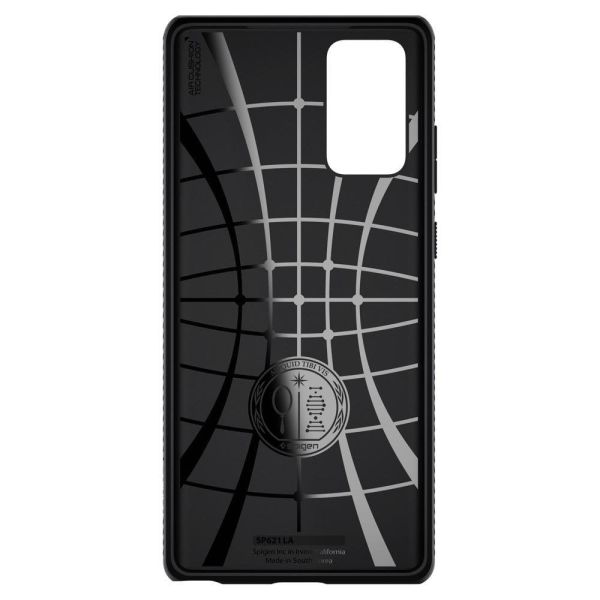 Spigen Galaxy Note 20 ile Uyumlu Kılıf Liquid Air Black