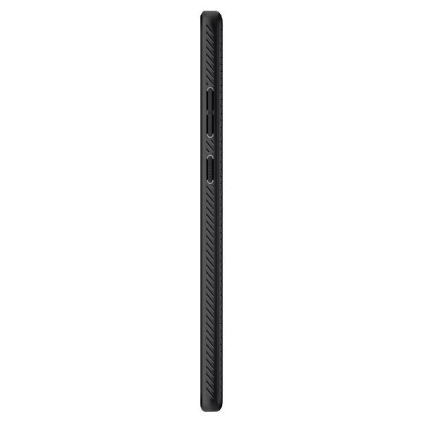 Spigen Galaxy Note 20 ile Uyumlu Kılıf Liquid Air Black