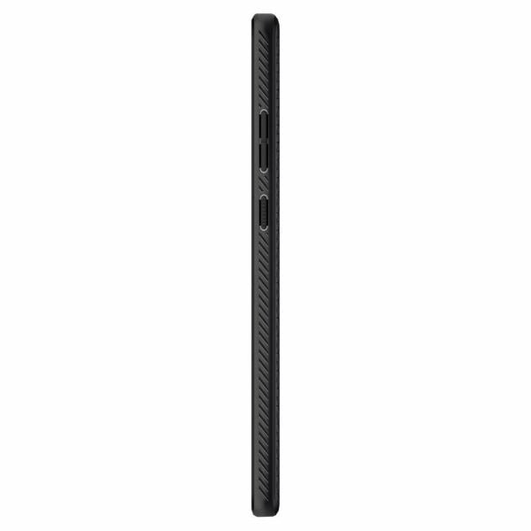 Spigen Galaxy Note 20 ile Uyumlu Kılıf Liquid Air Black