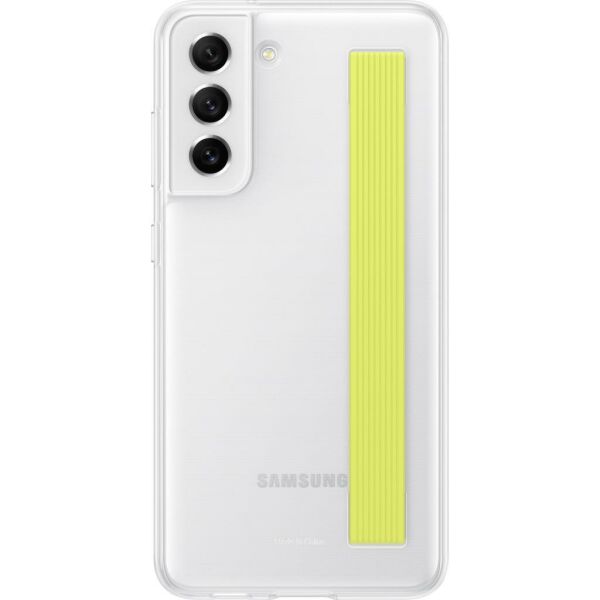 Galaxy S21 FE 5G ile Uyumlu İnce Kayışlı Kılıf Beyaz-EF-XG990CWEGWW