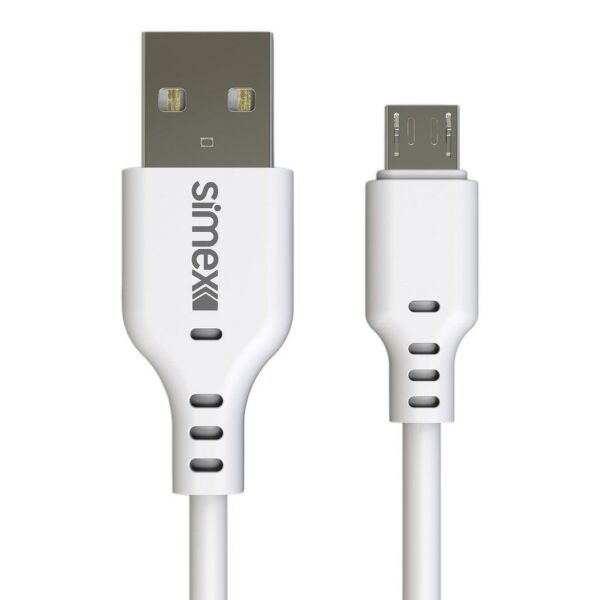 Simex Universal Micro Deluxe Data Kablosu SPK-04 Beyaz