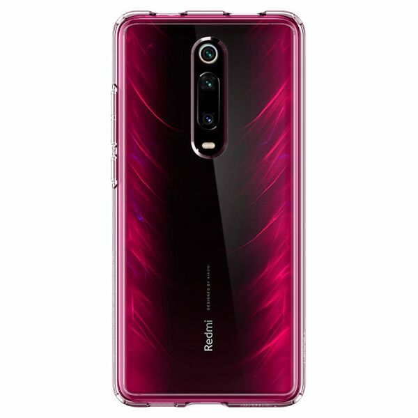 Spigen Mi 9T/Mi 9T Pro ile Uyumlu Kılıf Ultra Hybrid Crystal Clear