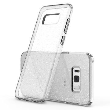 Spigen Galaxy S8 Plus ile Uyumlu Kılıf Liquid Crystal Glitter Crystal Quartz