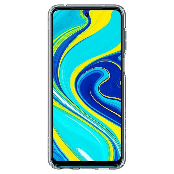 Spigen Redmi Note 9S / Note 9 Pro Max / Note 9 Pro ile Uyumlu Kılıf Liquid Crystal 4 Tarafı Tam Koruma Crystal Clear