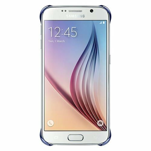 Galaxy S6 ile Uyumlu Clear Cover Siyah EF-QG920BBEGWW
