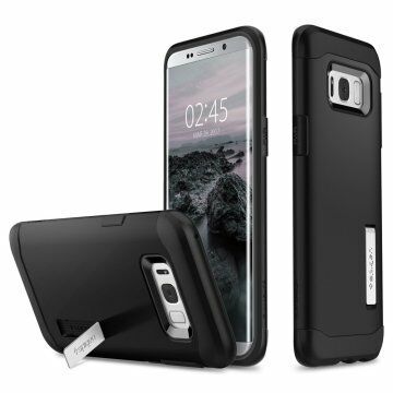 Spigen Galaxy S8 Plus ile Uyumlu Kılıf Slim Armor Black